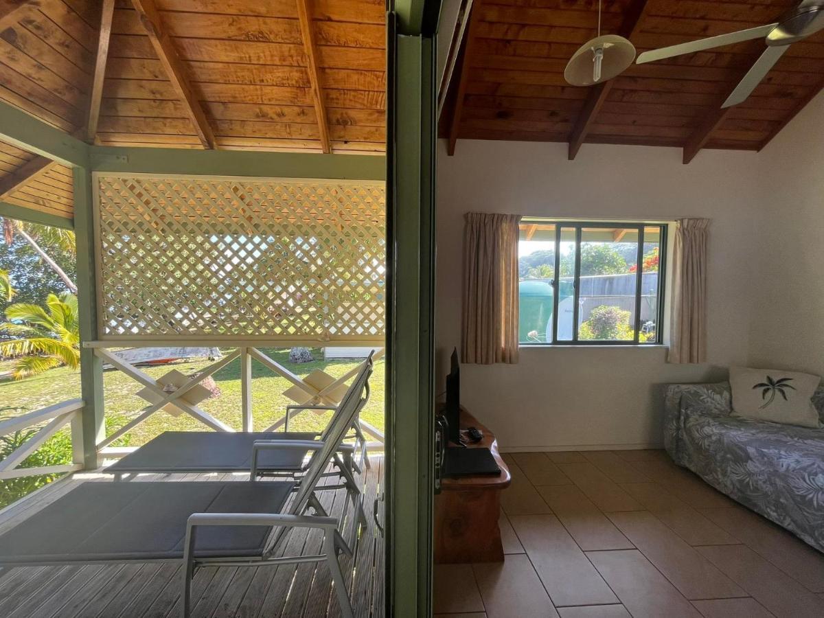 Paparei Beachfront Bungalows, Aitutaki Arutanga Eksteriør bilde